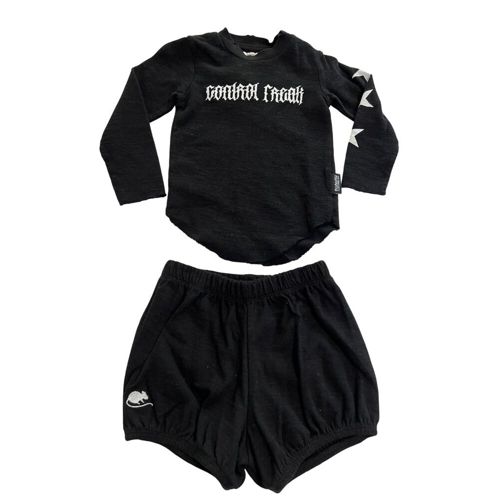 Nununu Watch Out Yoga Set in Black